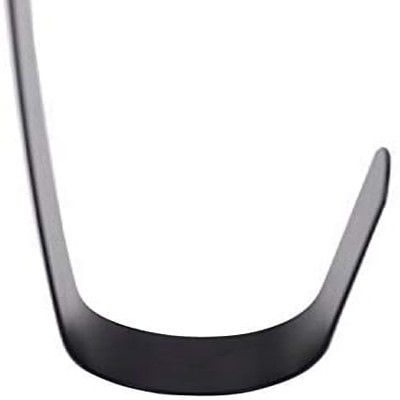 Suspensión blanca de la guirnalda del solo negro del gancho del metal para Front Door