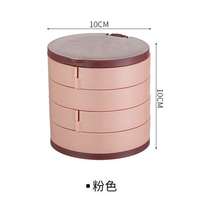 Organizador plástico girado Storage Box de la joyería para el pendiente del perno prisionero