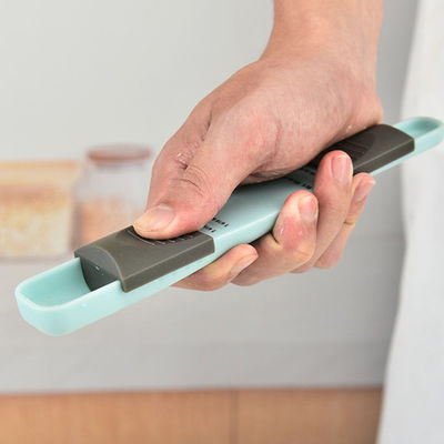 Cuchara dosificadora del extremo doble ajustable plástico de la cuchara dosificadora de la cocina
