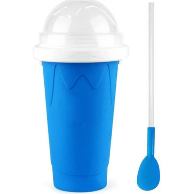 taza fangosa del fabricante del silicón 350ml con la tapa y la paja