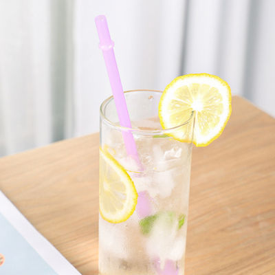 El arco iris coloreó la paja plástica reutilizable 10,5 del reemplazo de Tritan en largo