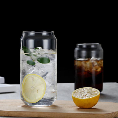 La cerveza del café 16oz de Milktea del claro del Borosilicate asalta transparente