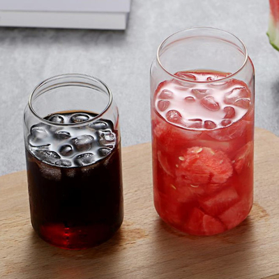 La cerveza del café 16oz de Milktea del claro del Borosilicate asalta transparente