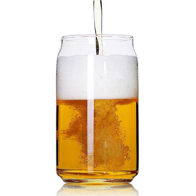 La cerveza del café 16oz de Milktea del claro del Borosilicate asalta transparente