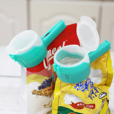 La cocina Chip Bag Food Storage Sealing acorta con vierte los canalones