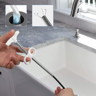 Capturador flexible de acero inoxidable Reacher del fregadero casero retractable con 4 garras