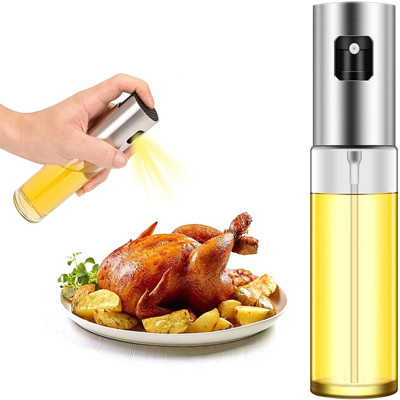 100ml transparente Olive Oil Spray Bottle Multifunction de cristal