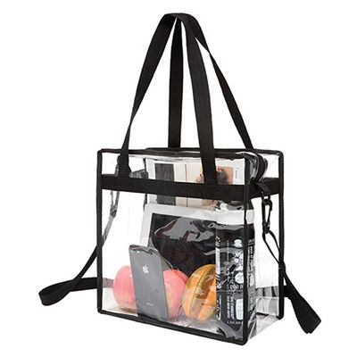 Tote Bag With Zipper Closure plástico transparente