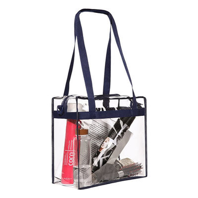 Tote Bag With Zipper Closure plástico transparente