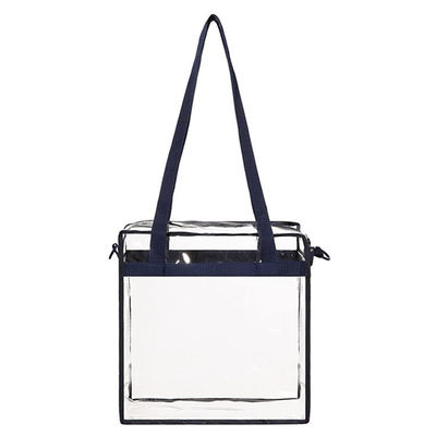 Tote Bag With Zipper Closure plástico transparente
