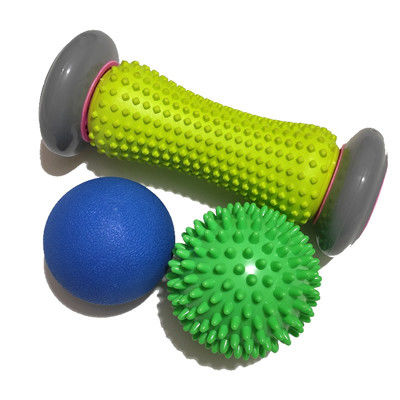 Bola plástica multifuncional del masaje del rodillo del pie para los electrodomésticos del alivio