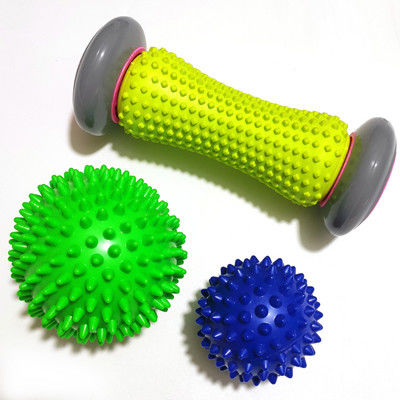 Bola plástica multifuncional del masaje del rodillo del pie para los electrodomésticos del alivio
