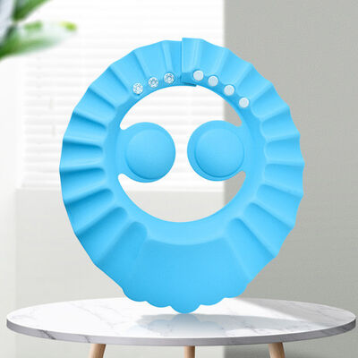 Gorros de ducha de bebé EVA ajustables con protección para los oídos