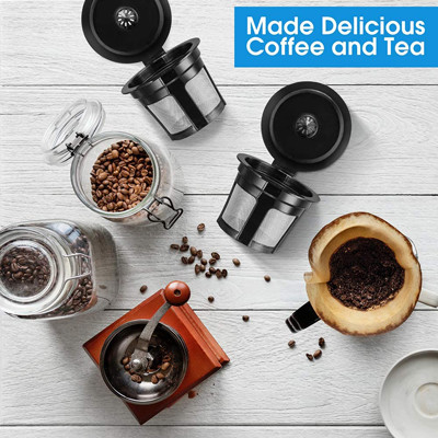 Filtros de café reutilizables de ajuste universal de acero inoxidable Eco Friendly