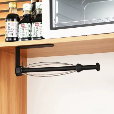 Soporte de tejido de acero inoxidable operable con una sola mano para cocina