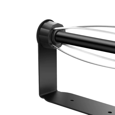 Soporte de tejido de acero inoxidable operable con una sola mano para cocina
