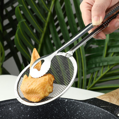Filtro para freír aceite Clip para alimentos fritos Artículos para el hogar de acero inoxidable