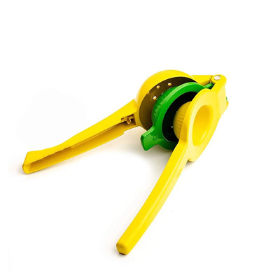 Exprimidor 2-In-1Modern del limón del Juicer de la mano del metal amarillo