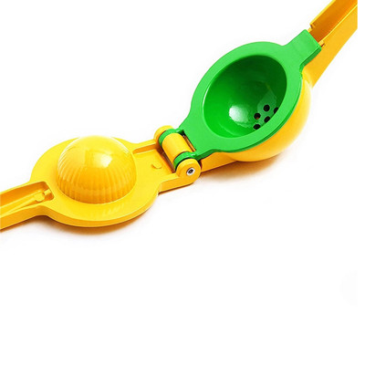 Exprimidor 2-In-1Modern del limón del Juicer de la mano del metal amarillo