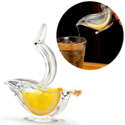 Forma manual de acrílico del pájaro de la elegancia del exprimidor de la rebanada del limón