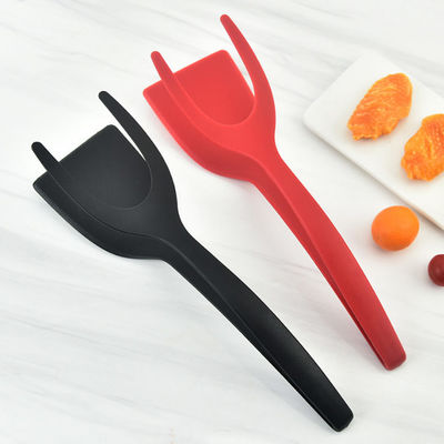 Barbacoa 2 de Fried Egg Double Spatula Bread en 1 apretón Flip Tongs Pp Material