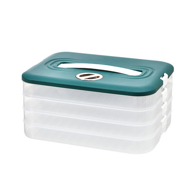 Caja de almacenamiento de la bola de masa hervida del almacenamiento de la comida con capa multi de las tapas
