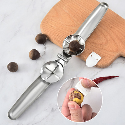 Estilo moderno de acero inoxidable del abrelatas de la nuez de la castaña multifuncional