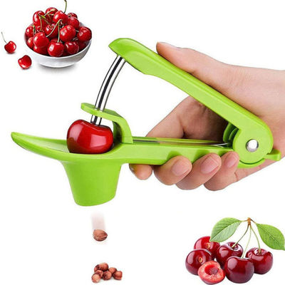 Herramienta de Olive Seed Cherry Pitter Remover con la taza del silicón de la categoría alimenticia