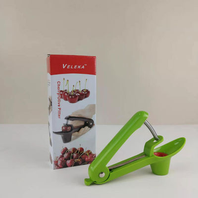 Herramienta de Olive Seed Cherry Pitter Remover con la taza del silicón de la categoría alimenticia