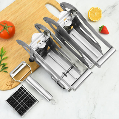 Cortador manual de acero inoxidable de la patata de la función multi con la manija cómoda