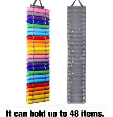 Organizador Rack Houseware del almacenamiento de 48 de Rolls del Pared-soporte del vinilo del almacenamiento del tenedor Rolls del vinilo