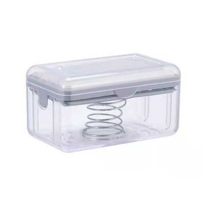 El tenedor multifuncional del dren de caja del jabón drena el tenedor del jabón del estante del almacenamiento que hace espuma para la cocina del cuarto de baño