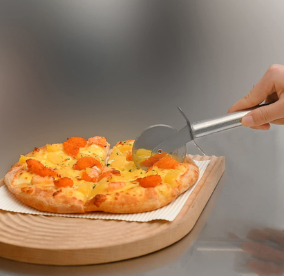 Herramientas que cuecen de acero inoxidables de la cocina del cuchillo de la rueda del cortador de la pizza