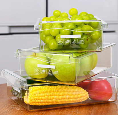 Almacenamiento de Box For Food del organizador del cajón del refrigerador de la legumbre de fruta