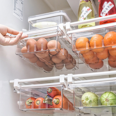 El contenedor de almacenamiento del hogar de la comida de las bebidas saca al organizador Drawers 600g del refrigerador