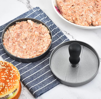 La prensa antiadherente Patty Maker Mold Burger Making de la hamburguesa equipa la prensa de aluminio caliente de la carne de la hamburguesa