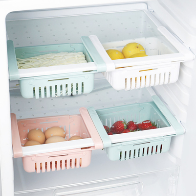 Cajón clasificado retractable de la caja del contenedor de almacenamiento del hogar para el refrigerador