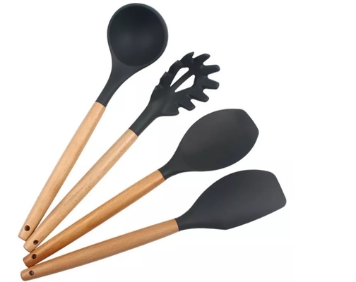 Sistema de la cuchara de la espátula del silicón del hogar