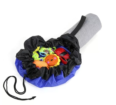 Juego Mat Drawstring Toy Storage Bag del contenedor de almacenamiento del hogar de los niños modificados para requisitos particulares