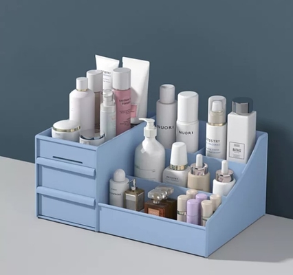 Almacenamiento cosmético de Multilayer Box For del organizador de escritorio plástico del maquillaje