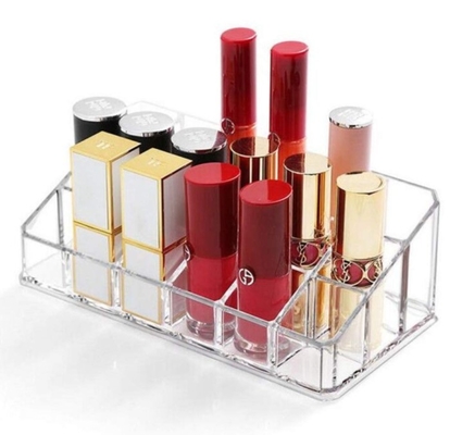 Organizador de acrílico Box Lipstick Storage de los cosméticos del maquillaje