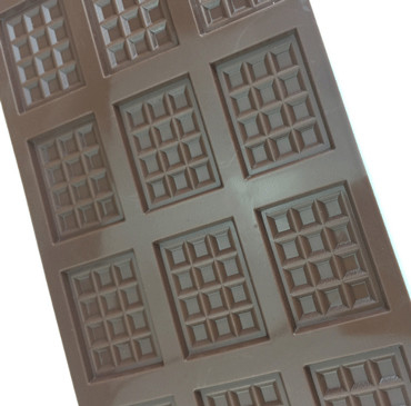 Moldes de la barra de la proteína y de energía del silicón de los moldes de la rotura-Aparte del chocolate del silicón