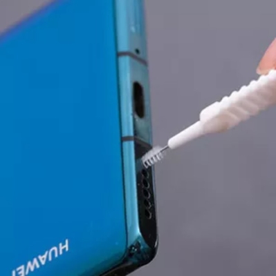 Manija plástica Mini Cleaning Brush del teléfono del agujero del mercado de la cabezal de ducha de los electrodomésticos