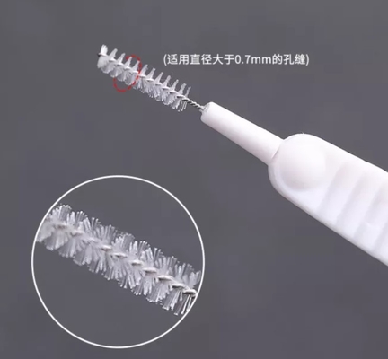 Manija plástica Mini Cleaning Brush del teléfono del agujero del mercado de la cabezal de ducha de los electrodomésticos