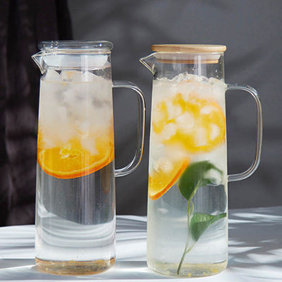 1L bebida a prueba de calor de cristal transparente Juice Cold Kettle Kitchen Tools