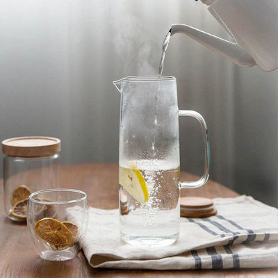 1L bebida a prueba de calor de cristal transparente Juice Cold Kettle Kitchen Tools