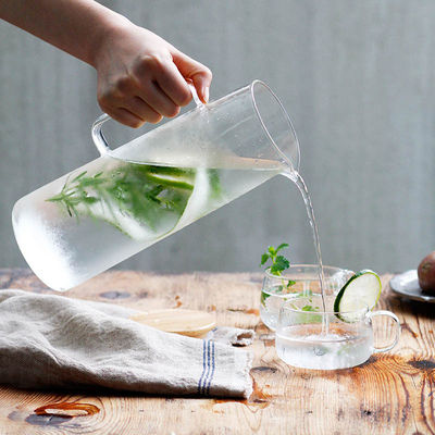 1L bebida a prueba de calor de cristal transparente Juice Cold Kettle Kitchen Tools