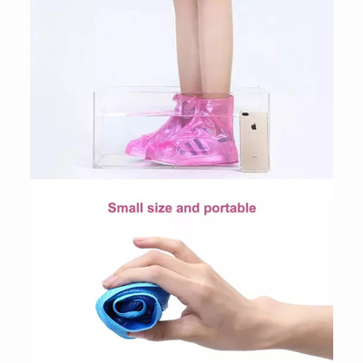 Los electrodomésticos espesan el desgaste antirresbaladizo del PVC - cubierta ajustable resistente de los zapatos de la lluvia