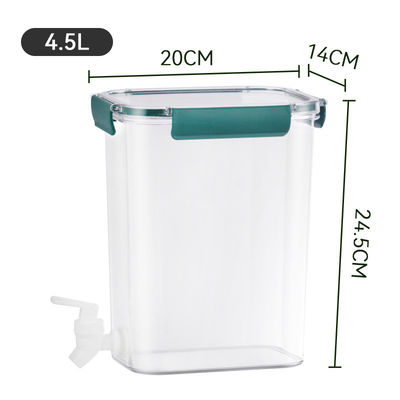 caldera plástica de la agua fría del dispensador de la bebida del refrigerador 4.5L con el grifo