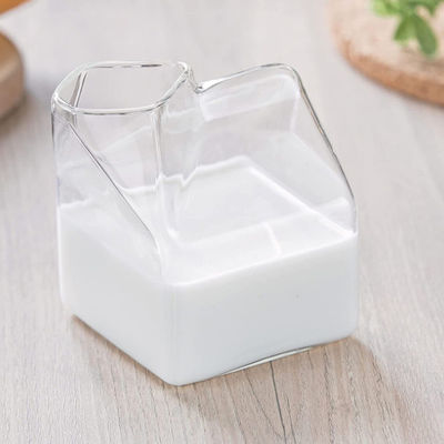 Los vidrios de cóctel del cuadrado de Mini Clear Custom Drinking Cups ordeñan el cartón 12oz